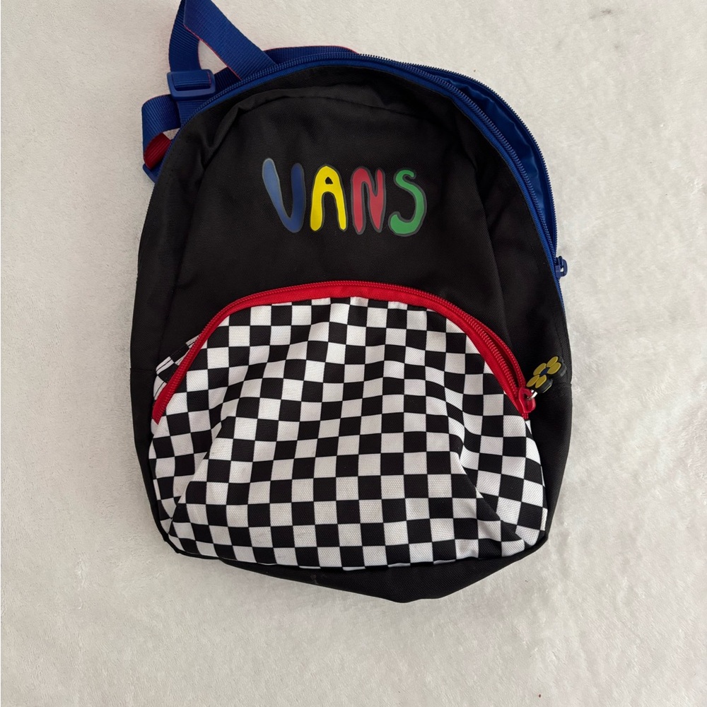 Vans Multicolor Logo Checkered mini Backpack